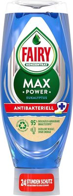 Fairy Spülmittel Max Power Antibakteriell Effektive Formel Auslaufschutz 660 ml