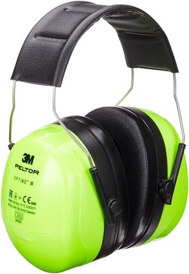 3M Peltor Optime III Kapselgehörschutz Gehörschutz Kopfbügel Hi-Viz, SNR 35 dB