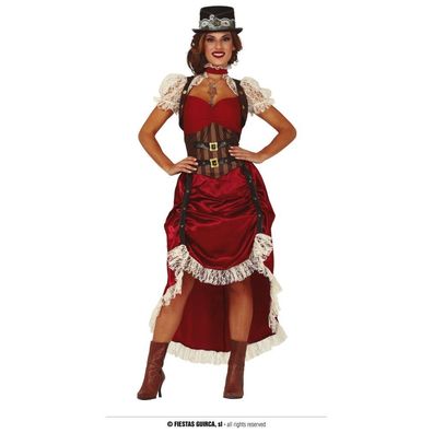 Steampunk Western Kostüm für Damen L