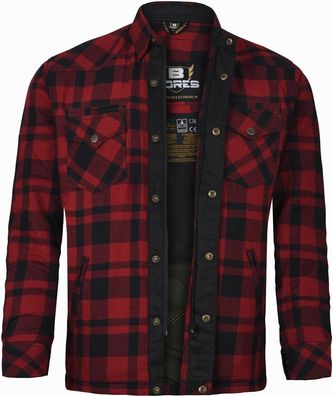 Bores Lumberjack Premium Jacken-Hemd Red/ Black
