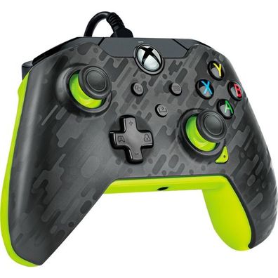 Wired Controller - Electric Carbon (anthrazit/ neon-grün, für Xbox Series X|S, ...