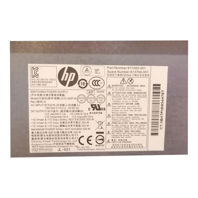 HP Netzteil D10-320P1A - HP 611483-001 und HP Spare 613764-001 - Kompatibel mit ...