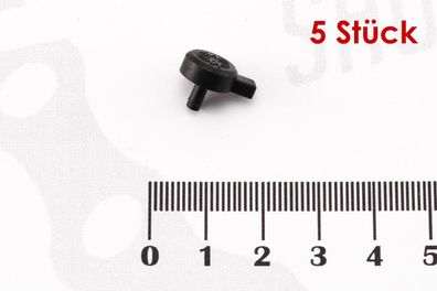 5 Stück Fahrrad SKS Kabel Stecker Kontakt Stopfen Clip Plug In für Schutzbleche