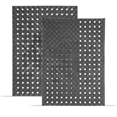 FG Kunststoffmatten Reitplatzmatten » gelocht « 20kg x 50 Palette 1000kg Palette