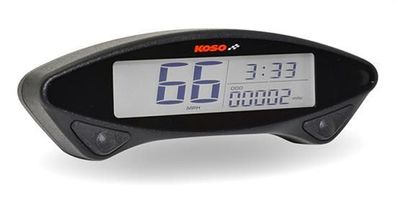 Koso DB EX-02 Digital Tacho Tachometer mit ABE 12V Roller Motorrad EX02 BA048001