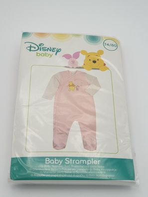 NEU Disney Baby Winnie Puuh Mädchen Strampler Pyjama Gr. 74/80