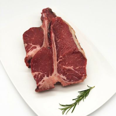 T-Bone Steak, Rindersteak, 6 Wo. dry aged gereift / Färse (ca. 400 gr. Cut)