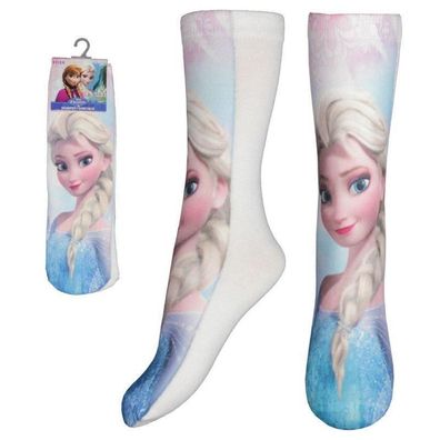 Socken frozen Elsa Disney 23-26 / 27-30 / 31-34 - Größe: 23-26 Motiv: ...