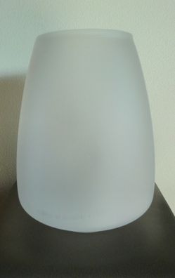 Vase Elegance aus Glas, 27 cm hoch, Farbe Weiß - Sonderpreis