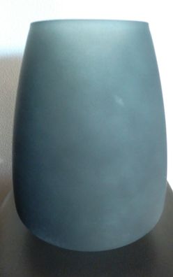 Vase Elegance aus Glas, 27 cm hoch, Farbe Anthrazit - Sonderpreis