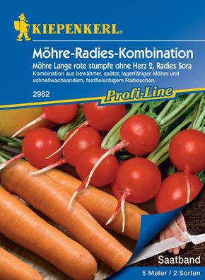Kiepenkerl® Möhren & Radieschen Kombination Saatband - Gemüsesamen