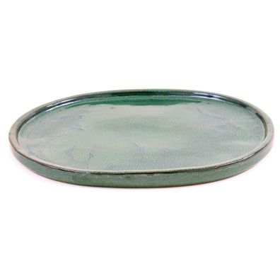 Bonsai - Untersetzer oval 35 x 28 cm, grün 54300