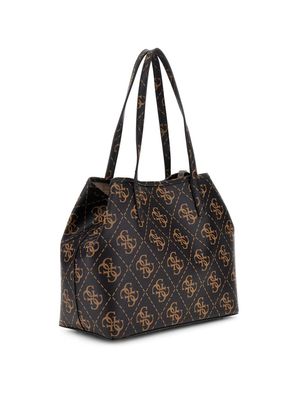 GUESS Vikky Tote Bag in Bag Damen Shopper - Farben: Brown Logo