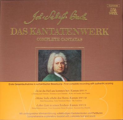 Telefunken SKW 3/1-2 - Kantatenwerk · Complete Cantatas | BWV 9-11 | 3