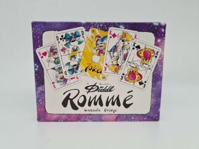 Diddl Rommé Canasta Bridge Kartenspiel klassisches Kartendeck Vintage