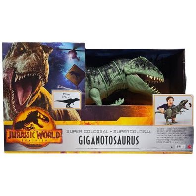 Jurassic World GWD68 Riesen-Dino 99cm Giganotosaurus Spielfigur Spielzeug NEU