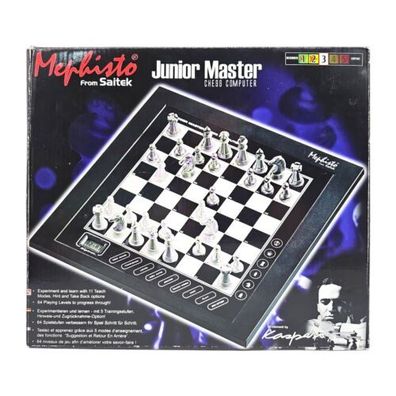 Mephisto Junior Master Schachcomputer Schachschule Chess Saitek Ohne Figuren