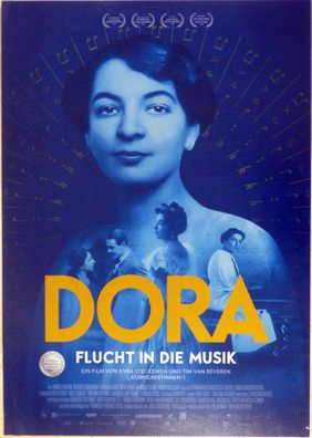 Dora - Flucht in die Musik - Original Kinoplakat A1 -Doku Dora Pejacevic - Filmposter