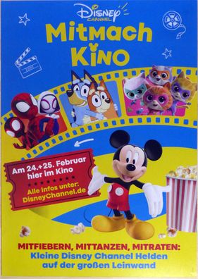 Disney Channel Mitmachkino - Original Kinoplakat A1 - Filmposter