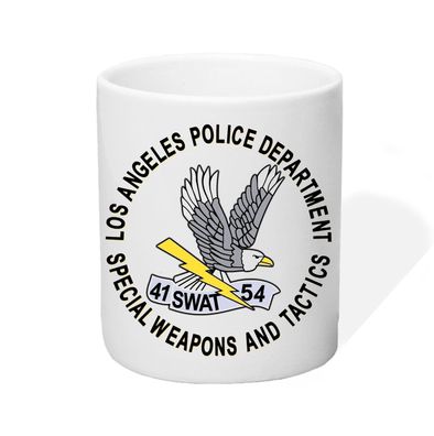 Tasse Kaffeetasse Swat Team LAPD Los Angeles Sondereinheit Police USA