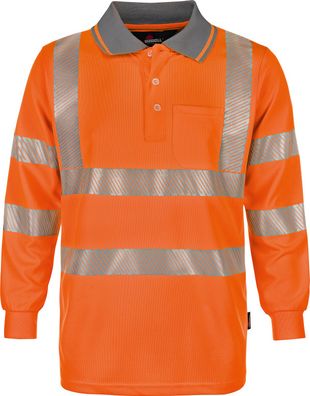 Arbeitsshirt Poloshirt Warnschutz-Langarmpolo Größe XXXL