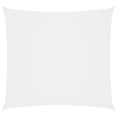 vidaXL Sonnensegel Oxford-Gewebe Quadratisch 4x4 m Weiß