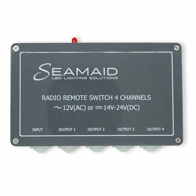 Seamaid Funk-Steuermodul – 14-Kanäle-Modell mit 8-Tasten-Fernbedienung | 12V(AC) ...