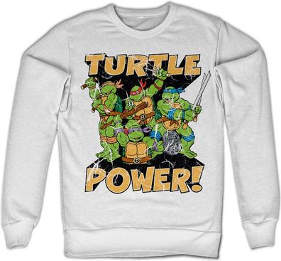 Teenage Mutant Ninja Turtles TMNT Turtle Power! Sweatshirt White