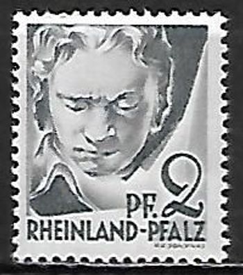 Französische Zone - Rheinland-Pfalz postfrisch Michel-Nummer 1