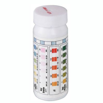 Chlor- Brom- & pH-Wert Test-Kit | Teststreifen 3-in-1 | 50 St | TSL100
