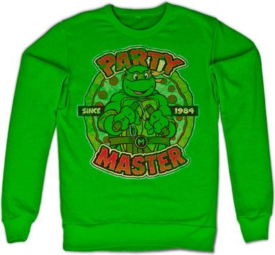 Teenage Mutant Ninja Turtles TMNT Party Master Since 1984 Sweatshirt Green