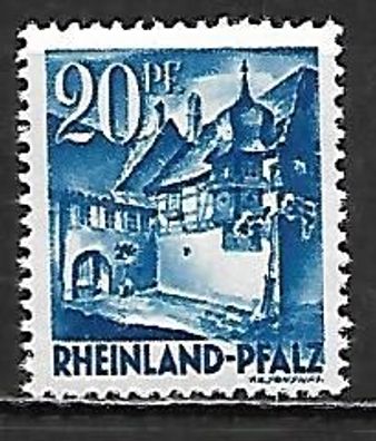 Französische Zone - Rheinland-Pfalz postfrisch Michel-Nummer 7