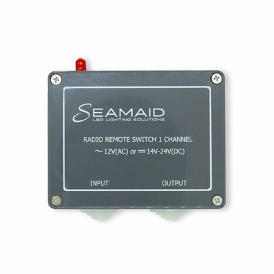 Seamaid Funk-Steuermodul – 1-Kanal-Modell mit 2-Knopf-Fernbedienung | 12V(AC) | ...