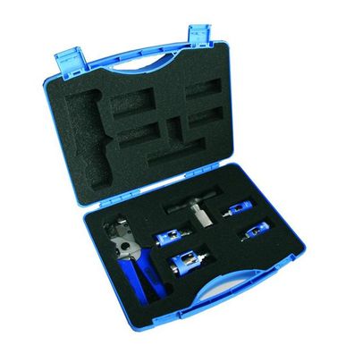 Kalibrier-Set Comfort Press mit Handgriff und Schere im Koffer 16 bis 32 mm