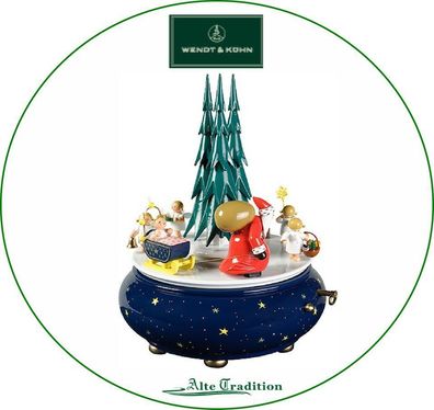 Wendt & Kühn Spieldose Spieluhr Weihnachtszug,24,5 cm mit 36 stim.