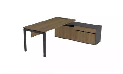 Eckschreibtisch Arbeitsmöbel Büro Tisch Luxus Modern Designer Möbel Tische