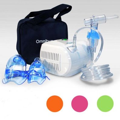 Inhaliergerät Inhalator Aerosol Therapie Omnibus Inhalation Kompressor 4 Farben