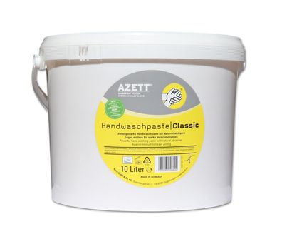 Azett Handwaschpaste Classic 10 Liter Cremige Handreinigungspaste