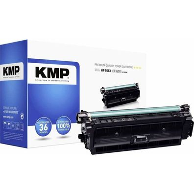 KMP H-T223BX schwarz Toner ersetzt HP 508X (CF360X)