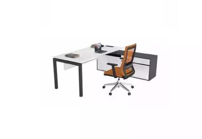 Weiße Büromöbel Luxus Einrichtung Eckschreibtische Arbeitszimmermöbel Holz
