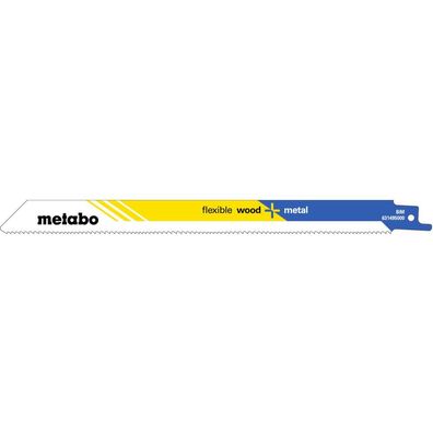 Metabo
5 Säbelsägeblätter. Holz + Metall. Serie "flexible"