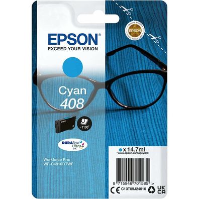 EPSON 408 Tintenpatrone cyan C13T09J24010 Epson WF-C 4810