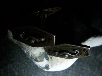 handgearbeitete Manschettenknöpfe Silber Dänemark M61