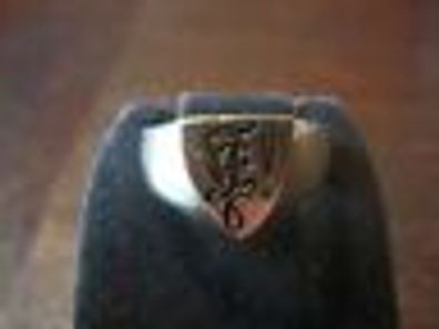 Edler Studentika Ring mit Zirkel Frankonia 585er Gold