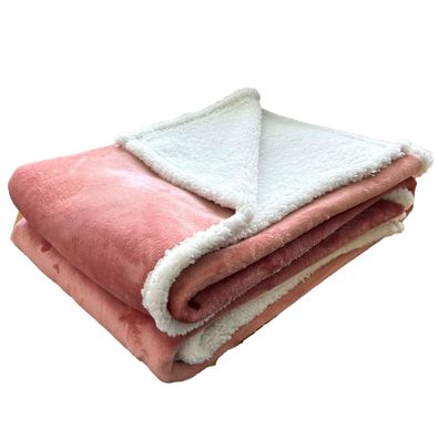 Kuscheldecke Wohndecke Sherpa Flanell Teddy Plüsch Tagesdecke 150x200 cm Diverse Farb