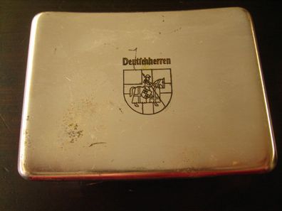 original Deutschherren Brauerei Dose Zigarettendose Zigarrendose Reklame um 1960