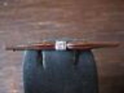 zeitlos elegante Krawattennadel Nadel Brosche 333er Gold Bergkristall