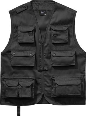 Brandit Weste Hunting Vest in Black
