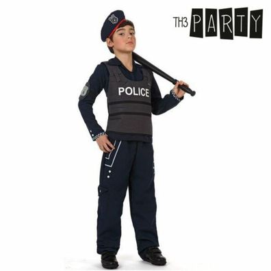 Verkleidung für Kinder Polizei Größe: 5-6 Jahre