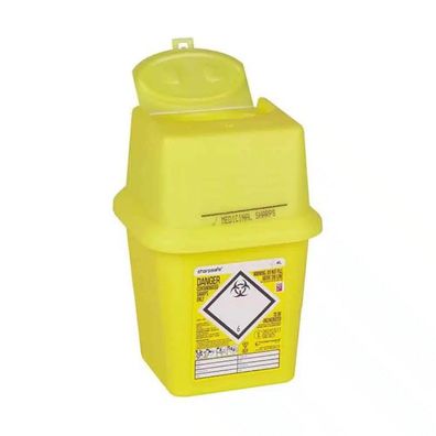 Sharpsafe Abwurfbehälter für Kanülen - verschiedene Größen - 4 Liter | Packung (1 Stü